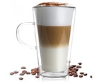 Vialli Design szklanka termiczna do kawy latte z podwójną ścianką Amo 320ml 3024