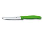 Victorinox szwajcarski nóż do pomidorów i wędlin Pikutek zielony 6.7836.L114