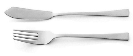 Amefa 144 sztućce zestaw 1824 Atlantic komplet na 12 osób