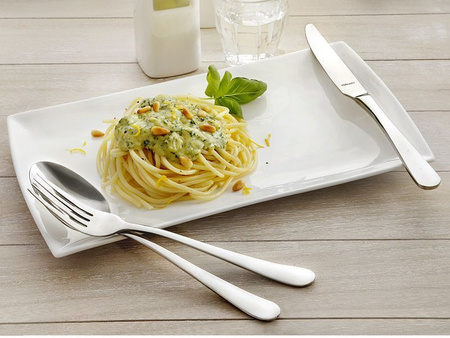 Amefa sztućce Austin 1 długa łyżeczka do kawy latte lodów deserów koktajli nierdzewna klasyczna gładka bez wzoru bez niklu 18/0