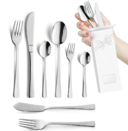 Amefa 144 sztućce zestaw 1824 Atlantic komplet na 12 osób