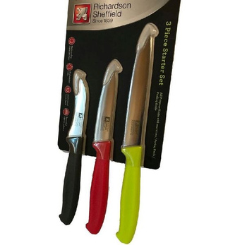 Richardson Sheffield komplet 3 noże uniwersalne do warzyw obierannia i owoców ko