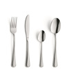 Amefa sztućce Bologna zestaw 4 obiadowe komplet na 1 OSOBĘ nierdzewne tanie ekonomiczne z wzorem bez niklu 18/0