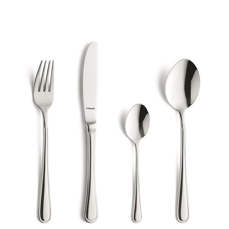 Sztućce Amefa Barcelona 24 komplet obiadowe dla 6 osób klasyczne nierdzewne połysk bez niklu stal 18/0
