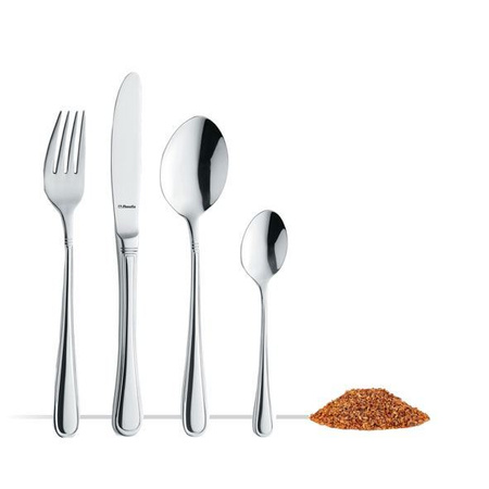 Sztućce Amefa Barcelona 24 komplet obiadowe dla 6 osób klasyczne nierdzewne połysk bez niklu stal 18/0