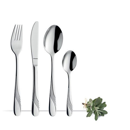 Sztućce Amefa Felicia 1 łyżka stołowa obiadowa nierdzewna z wzorem fala klasyczna do gastronomii bez niklu 18/0